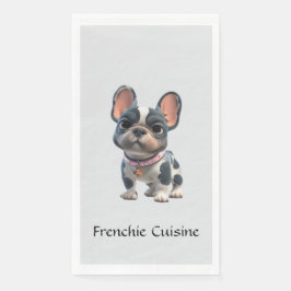 French Bulldog Serviette