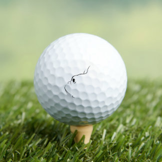French Bulldog Silhouette Golf Ball (Set von 3 Jah
