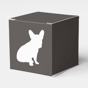 French Bulldog Silhouette Party Geschenkschachtel