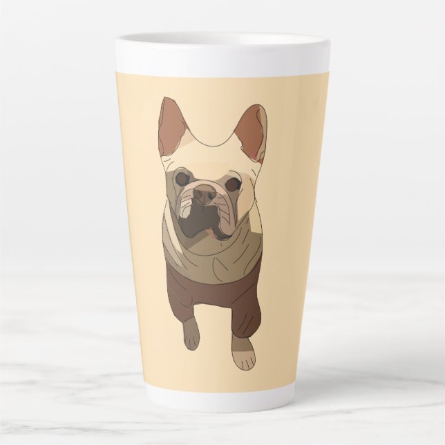 French Bulldog, Soft Peach Milchtasse (Vorderseite)