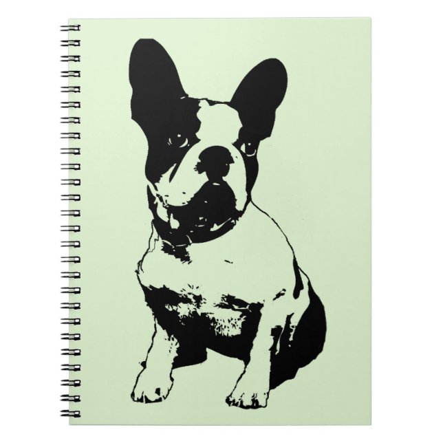 French Bulldog Spiral Notebook Notizblock (Vorderseite)