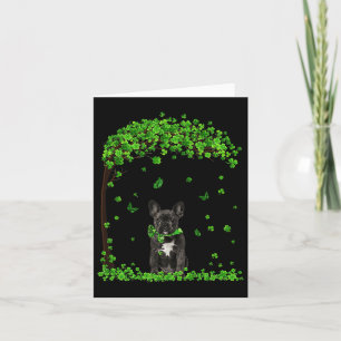 French Bulldog St Patricks Day Lover Irish Shamroc Karte