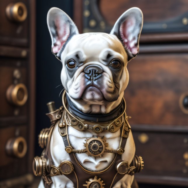 French Bulldog steampunk Puppy Seidenpapier (Von Creator hochgeladen)