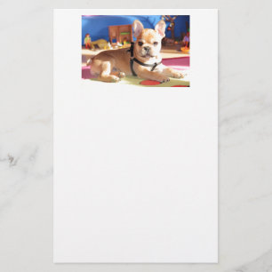 French Bulldog süßer Welpe Briefpapier