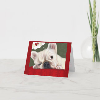 French Bulldog Sweet Dreams Feiertagskarte
