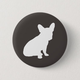 French Bulldog Theme Party - Baby Shower Neutral Button