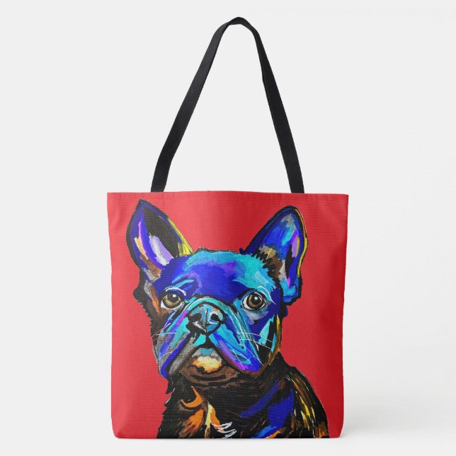 French Bulldog Tote Bag (Vorderseite)