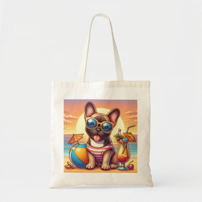 French Bulldog Tote Bag Tragetasche (Vorne)