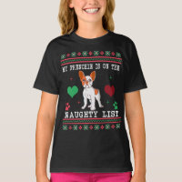 French Bulldog Ugly Christmas Sweater Naughty List