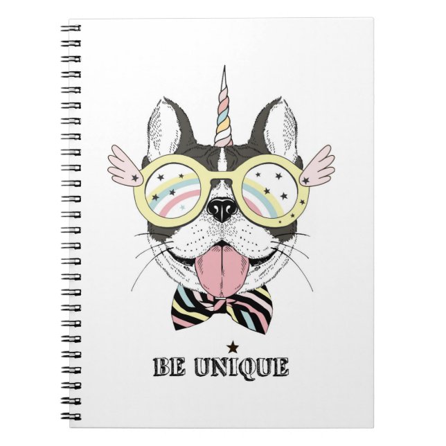 French Bulldog Unicorn Notizblock (Vorderseite)