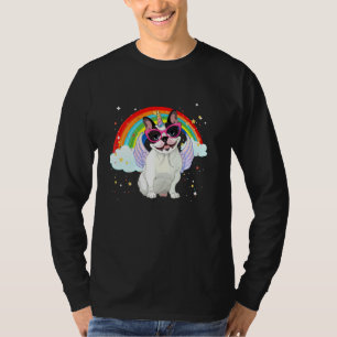 French Bulldog Unicorn Shirt Girls Space Galaxy