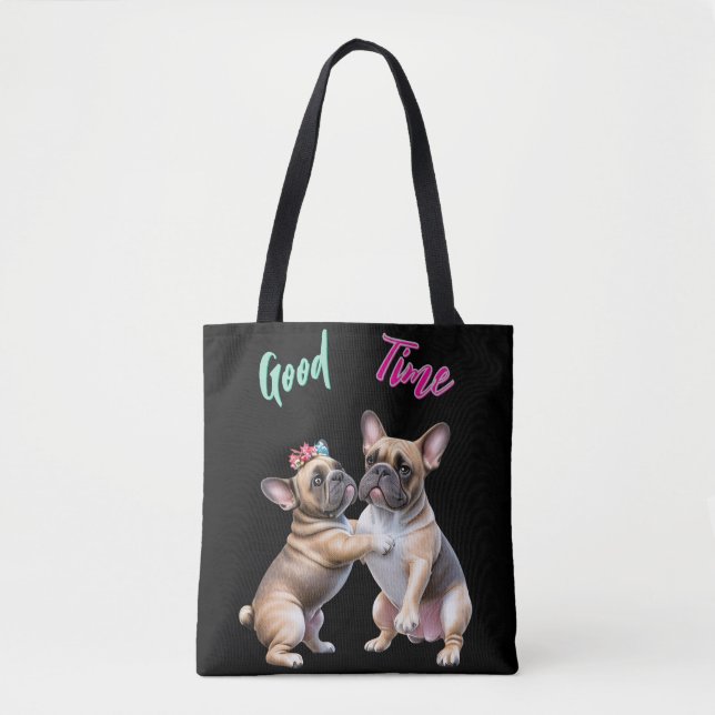 French Bulldog  verliebt Valentinstag  (Vorderseite)