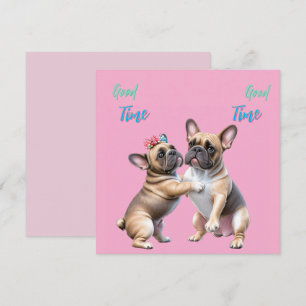 French Bulldog verliebt Valentinstag