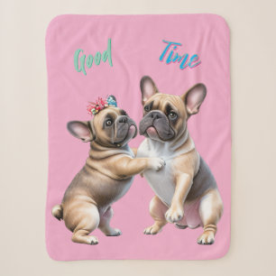 French Bulldog verliebt Valentinstag Sherpadecke