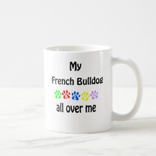 French Bulldog Walking Design Tasse
