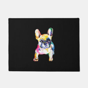 French Bulldog Watercolor Hand Zeichnend Geschenk Fußmatte