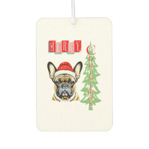 French Bulldog Weihnachtsgeschenk Autolufterfrischer
