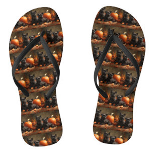 French Bulldog Welpe Autumn Delight Pumpen Flip Flops
