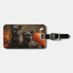 French Bulldog Welpe Autumn Delight Pumpen Gepäckanhänger