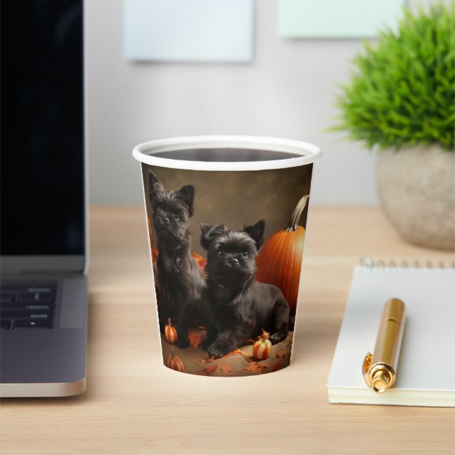 French Bulldog Welpe Autumn Delight Pumpen Pappbecher (InSitu)