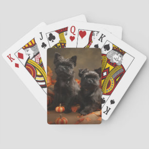 French Bulldog Welpe Autumn Delight Pumpen Spielkarten