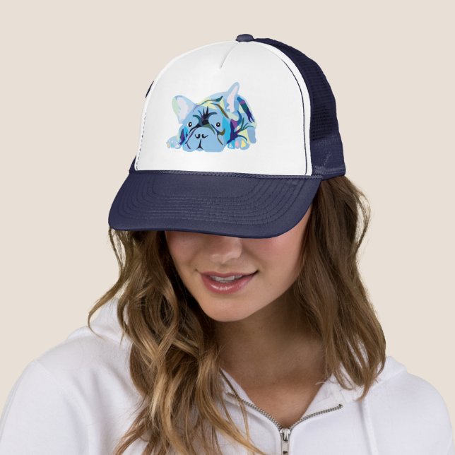 French Bulldog Welppies Trucker Hat Truckerkappe (Beispiel)