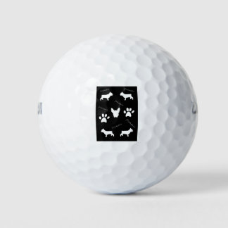 French Bulldog Welppy Gift Golfball