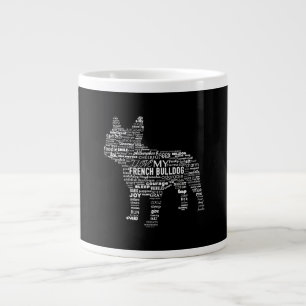 French Bulldog Words T Ways to Beschreibe My Frenc Jumbo-Tasse