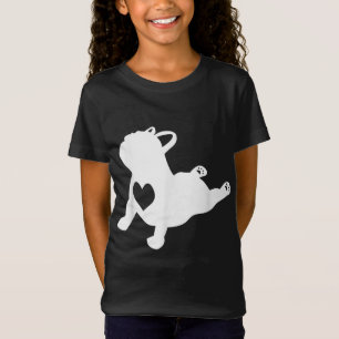 French Bulldog Yoga Pose Liebe Herzgeschenk T-Shirt