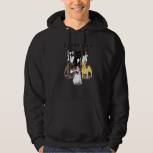 French Bulldogs Friends Frenchies Bulldog Mama Vat Hoodie