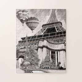 French Collage Jigsaw Puzzle