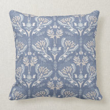 French Country Damask Blue