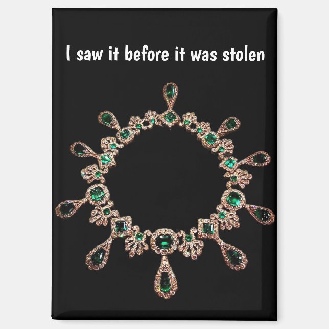 French Crowned Jewels Before Theft Magnet (Vorderseite)