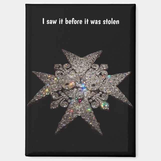 French Crowned Jewels Before Theft Magnet (Vorderseite)