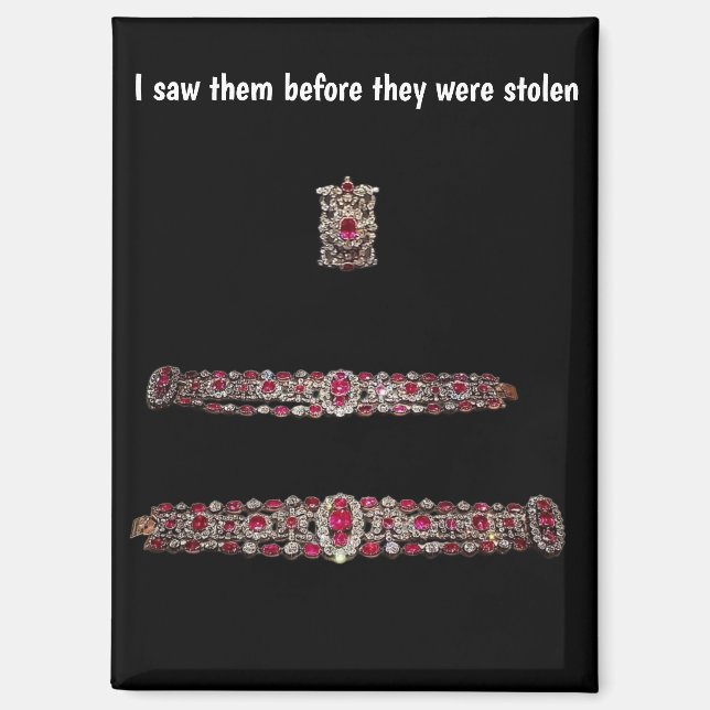 French Crowned Jewels Before Theft Magnet (Vorderseite)