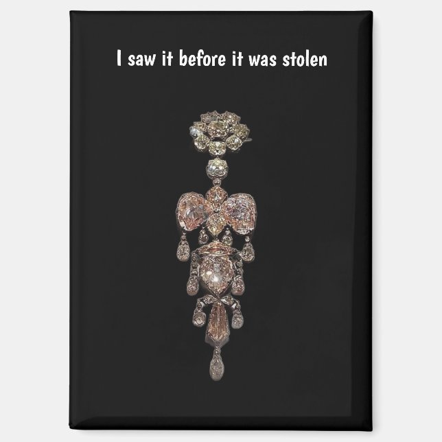 French Crowned Jewels Before Theft Magnet (Vorderseite)