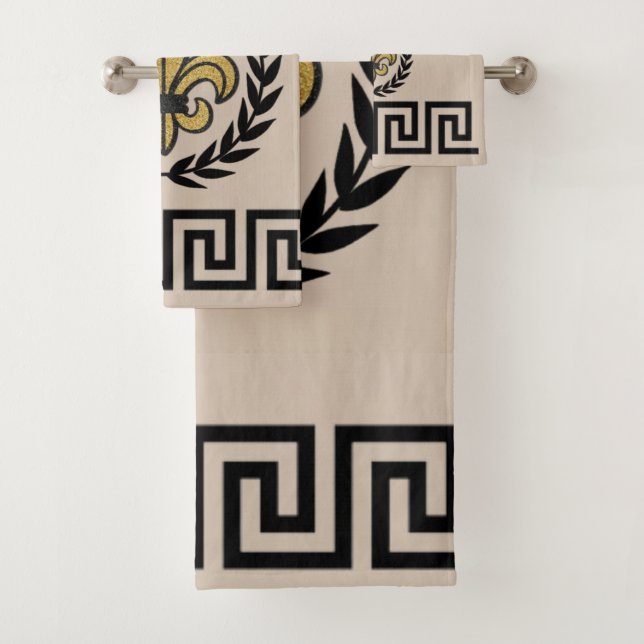 French Empire Revival Lilie Guest / Gift Badhandtuch Set (Insitu)