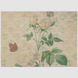 French Ephemera Tissue Paper Seidenpapier