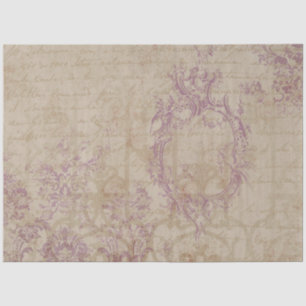 French Ephemera Tissue Paper Seidenpapier