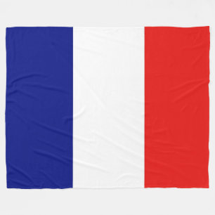 FRENCH FLAG FLEECEDECKE