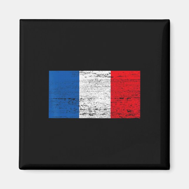 French Flag France Flag Viva La France  Magnet (Vorne)