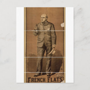 French Flats Vintag Theater Postkarte