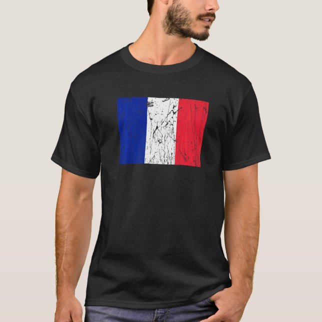 French France Flag Pride French Flag T-Shirt (Vorderseite)