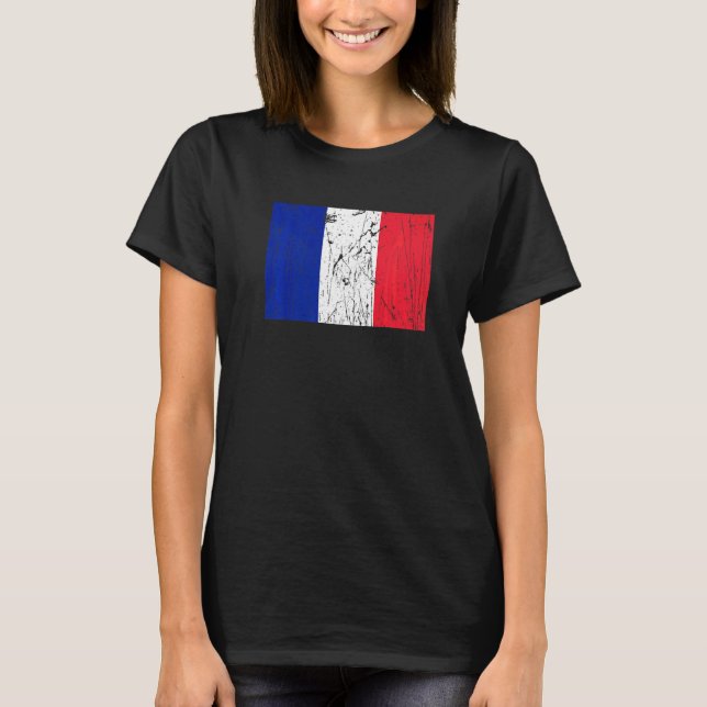 French France Flag Pride French Flag T-Shirt (Vorderseite)
