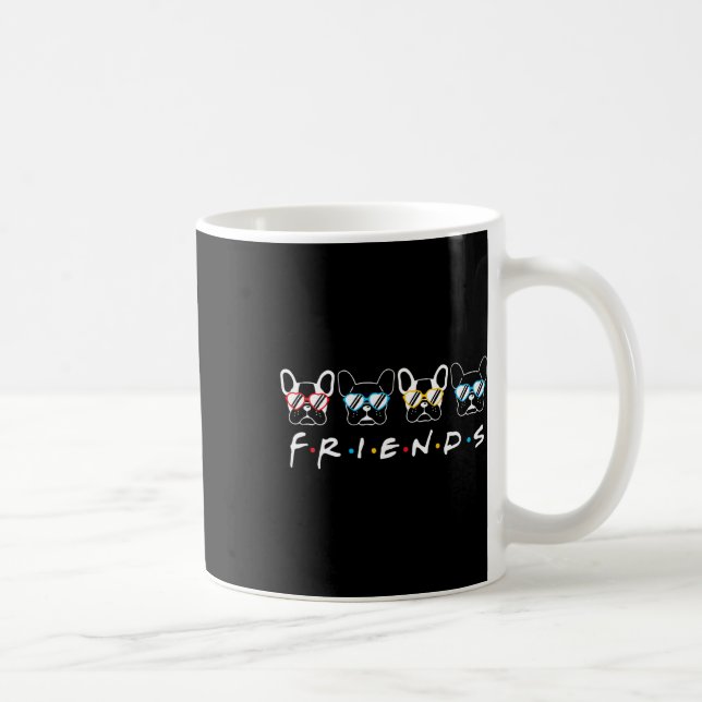 French Friends Bulldog Lover Gift Kaffeetasse (Rechts)