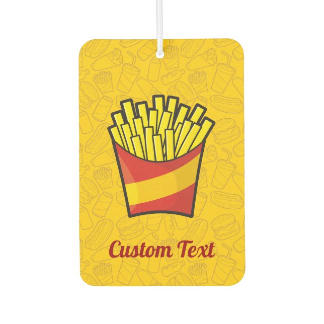 French Fries Air Freshener Autolufterfrischer (Vorderseite)