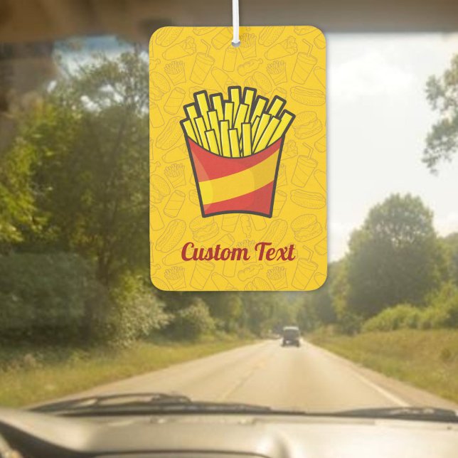 French Fries Air Freshener Autolufterfrischer (Von Creator hochgeladen)