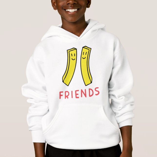 French Fries Best Friend Hoodie (Vorderseite)