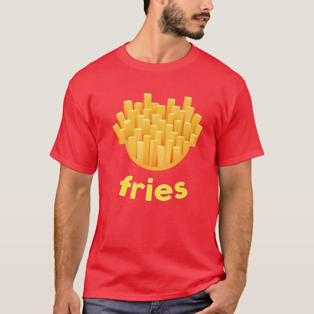 French Fries Costume French Fry Costume T-Shirt (Vorderseite)