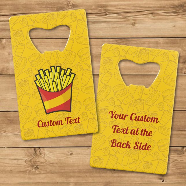 French Fries Credit Card Flaschenöffner (Von Creator hochgeladen)